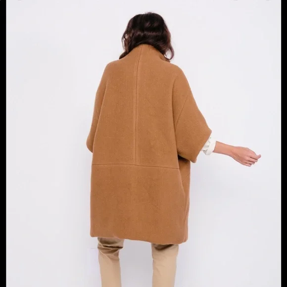 Elizabeth Suzann Jackets Coats Elizabeth Suzann Cocoon Coat In Fawn Poshmark